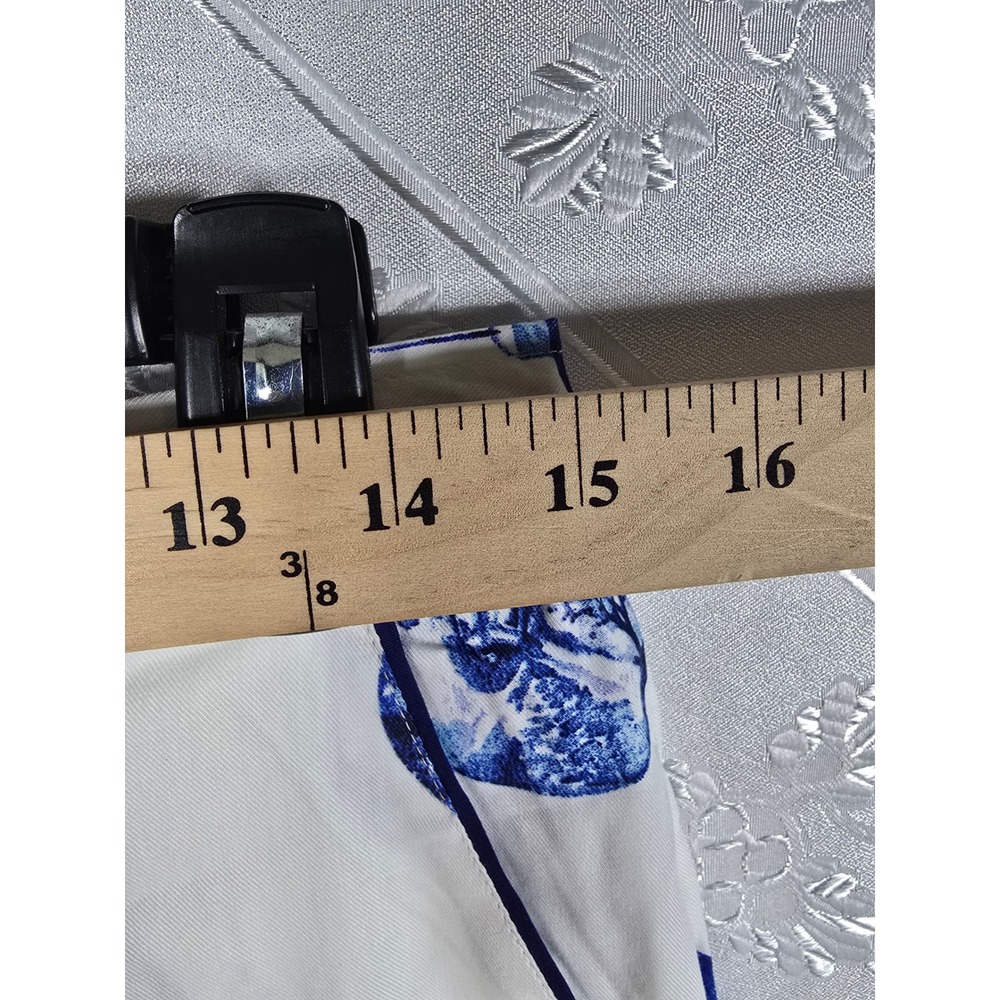Cyberjammies Womens Blue White Christmas Ornament Pajama Pants Size 8 Medium NEW - Picture 5 of 12